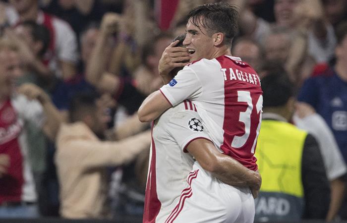 	 Ajax venció 3-1 al Dinamo de Kiev por la fase previa de la Champions League. Foto: Twitter