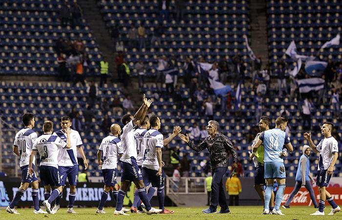 Puebla sin Santamaría, logró una gran victoria sobre Monterrey. Foto: EFE