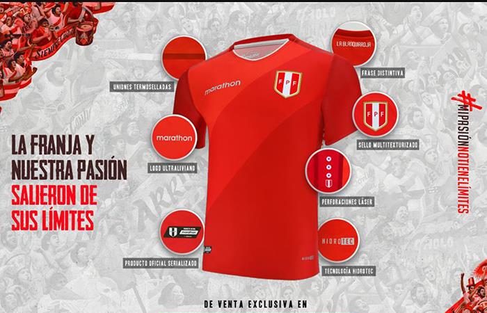 Marathon aún no confirma el precio de la camiseta alterna de la Selección Peruana. Foto: Facebook
