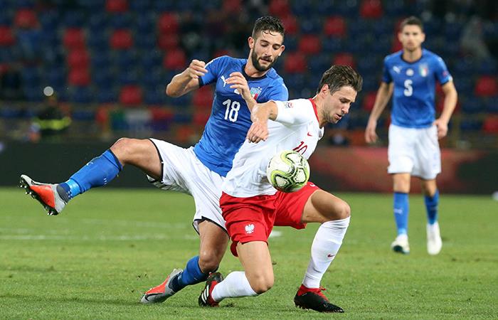 Italia igualó 1-1 ante Polonia por la Liga de Naciones. Foto: EFE