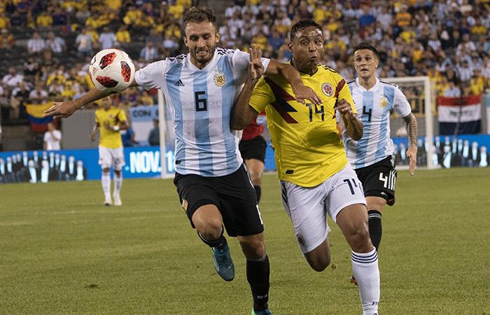 Colombia y Argentina igualaron cero a cero. Foto: AFP