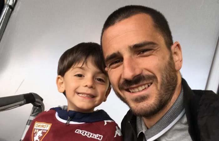 Hijo de Leonardo Bonucci anotó su primer gol con la camiseta de Torino. Foto: Instagram