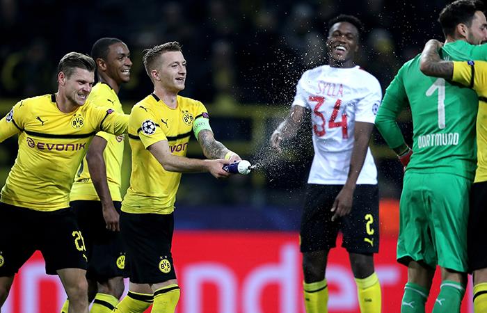 Dortmund venció 3-0 a Mónaco. Foto: EFE