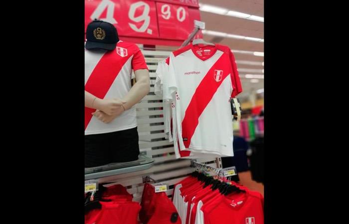 Camiseta de Perú. Foto: Twitter