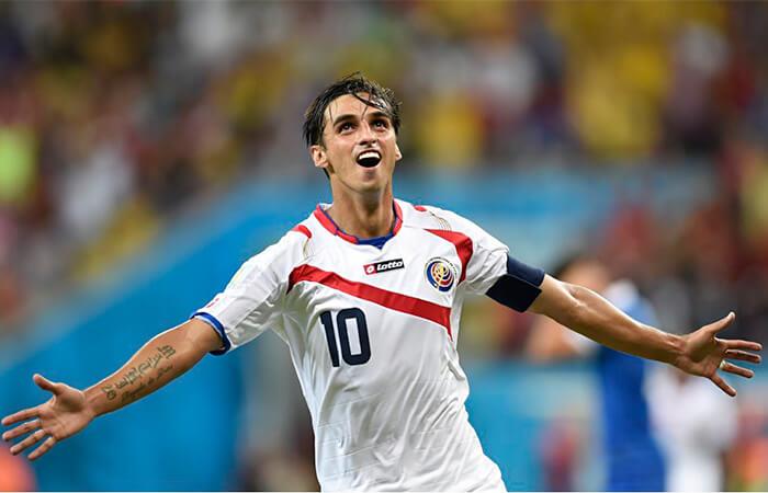 Bryan Ruiz, capitán de la Selección de Costa Rica. Foto: EFE