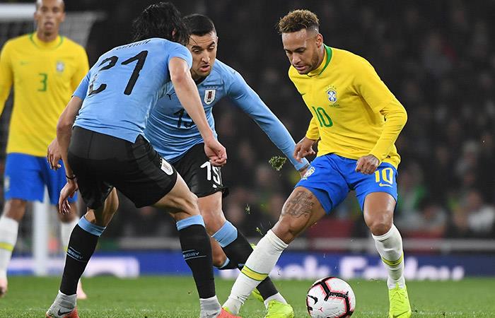 Brasil derrotó a Uruguay con un tanto de Neymar