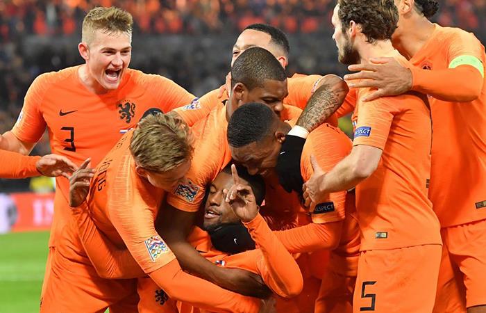 Holanda sorprendió y venció 2-0 a Francia. Foto: Twitter