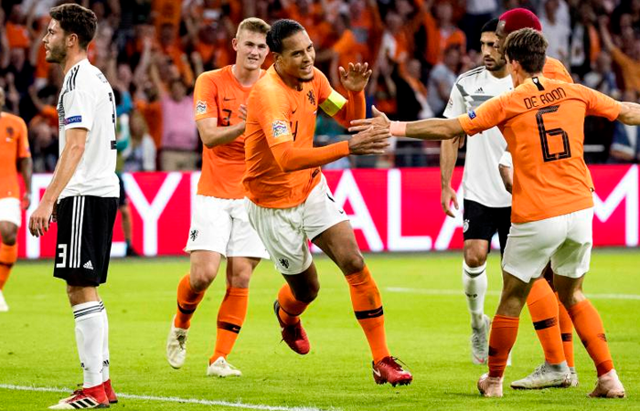 Holanda vs Alemania. Foto: EFE