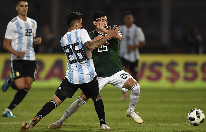 Argentina vs México. Foto: AFP