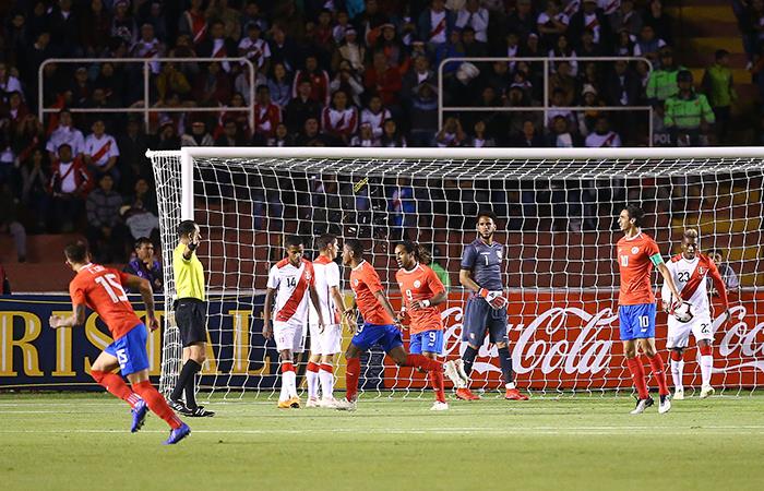 Perú vs Costa Rica jugaron en Arequipa. Foto: EFE