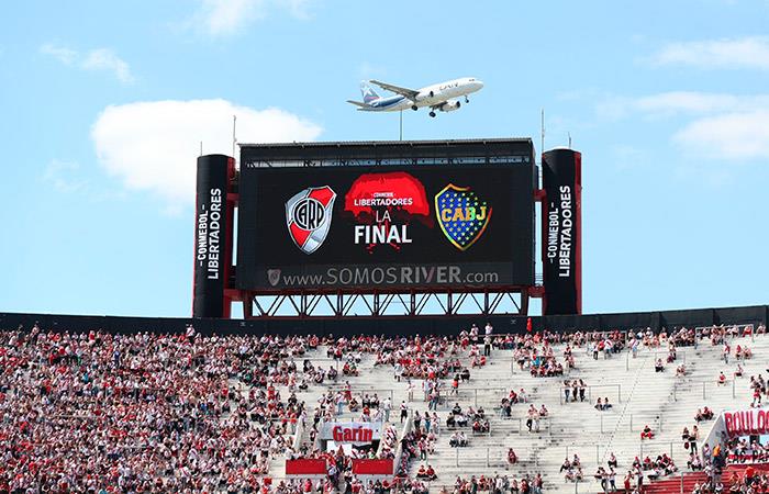 River Plate vs Boca Juniors Suspendido. Foto: EFE