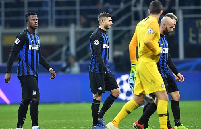 Inter quedó eliminado de la Champions. Foto: EFE