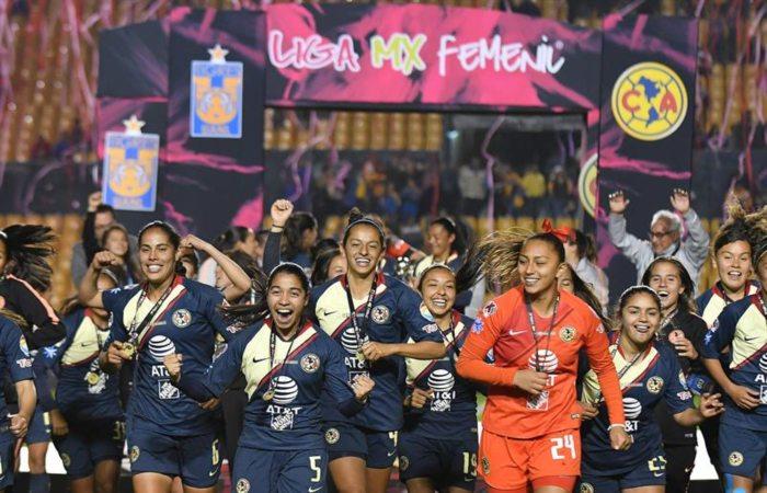 América es el campeón de la Liga MX Femenil. Foto: EFE