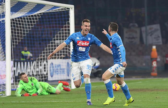 Napoli quedó a nueve puntos de la Juventus. Foto: EFE