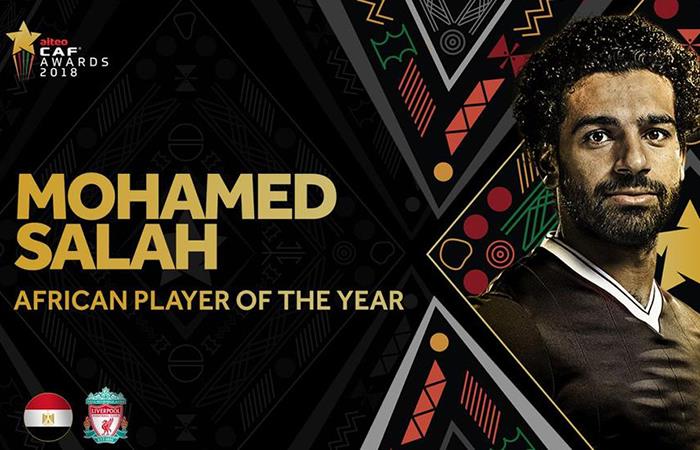 Mohamed Salah es elegido como el mejor jugador de África del 2018. Foto: Twitter