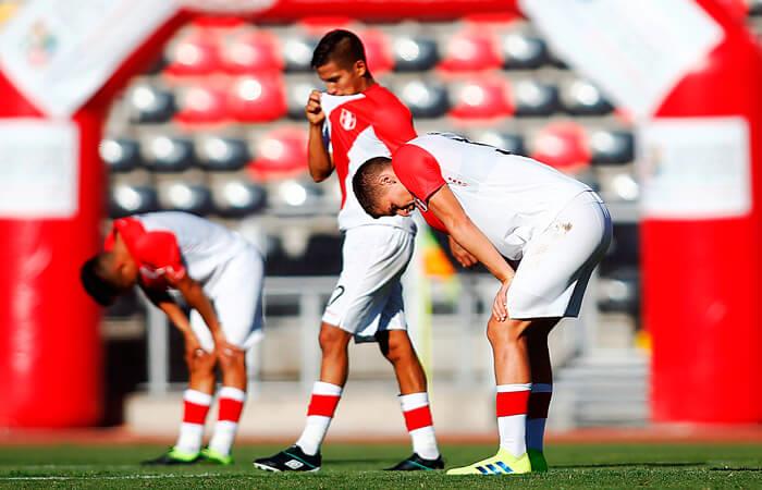 Perú eliminado del Sudamericano Sub 20. Foto: EFE