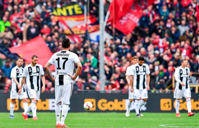 Juventus perdió ante Genova. Foto: EFE
