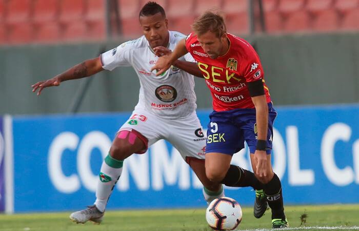 Unión Española empató ante Mushuc Runa en Sudamericana. Foto: EFE