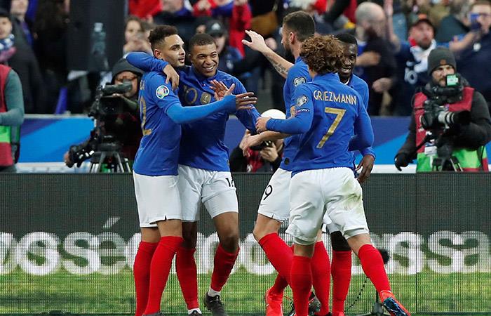 Francia goleó 4-0 a Islandia. Foto: EFE