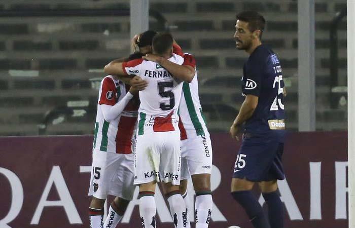 Alianza Lima cayó goleado ante Palestino por la Copa Libertadores. Foto: EFE