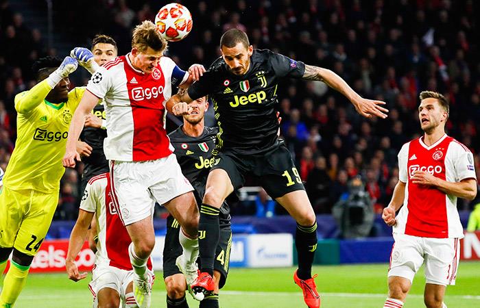Ajax 1-1 Juventus. Foto: EFE