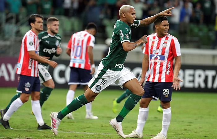 Palmeiras goleó a Junior. Foto: EFE