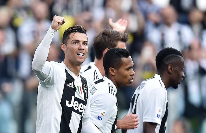 Cristiano Ronaldo consiguió su primer Scudetto con Juventus. Foto: EFE