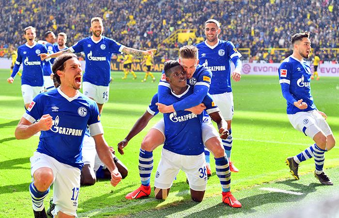 Schalke 04 goleó al Dortmund. Foto: EFE