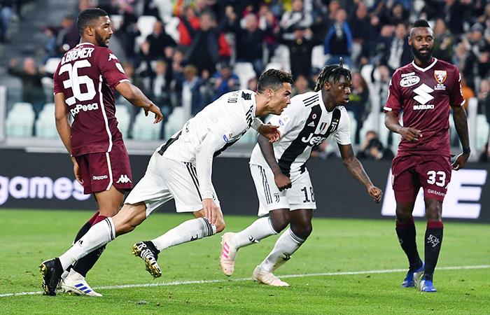 Ranaldo anotó el empate de la Juventus. Foto: EFE