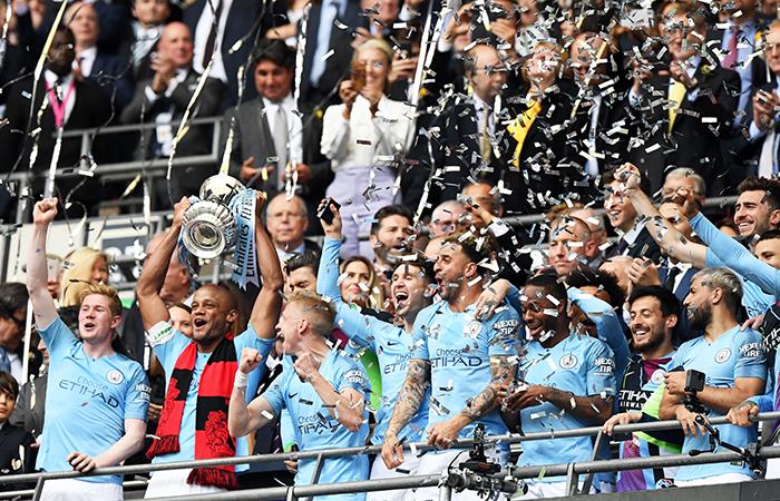 Manchester City logró el título de la Copa FA. Foto: EFE