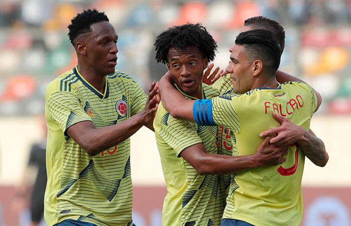 Colombia marcó el primero a los 23 minutos. Foto: EFE