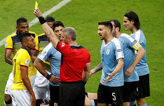 Uruguay debutó en la Copa América goleando a Ecuador. Foto: EFE