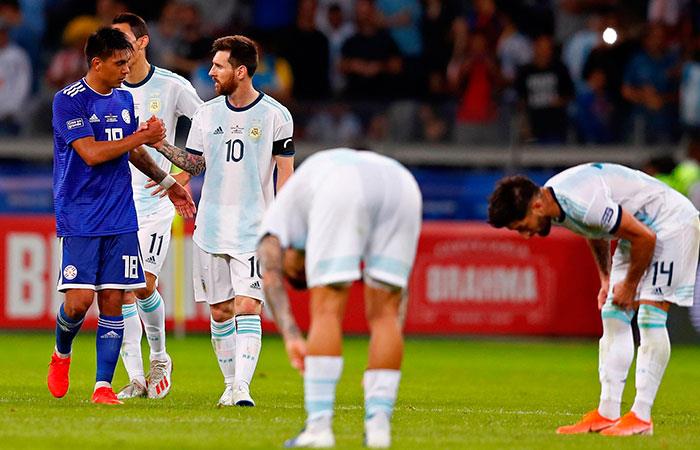 Argentina empató 1-1 ante Paraguay. Foto: EFE