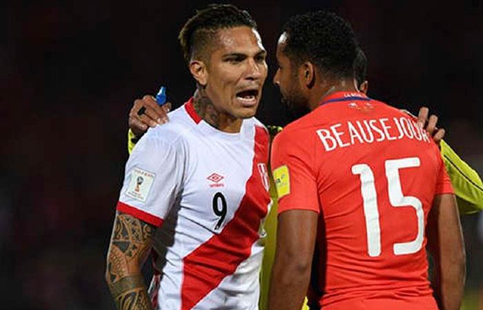 Perú vs Chile por la semifinal de la Copa América. Foto: EFE
