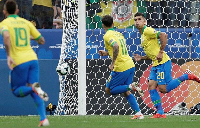 Selección de Brasil. Foto: EFE