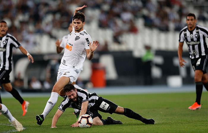 Botafogo no pudo ante Atlético Mineiro. Foto: EFE