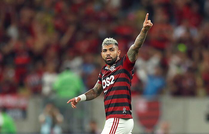 Gabriel fue la figura del Flamengo. Foto: EFE