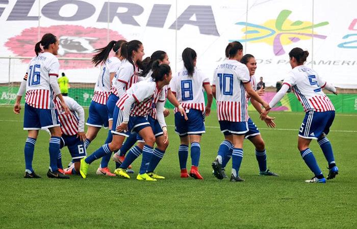 Paraguay toma la punto del grupo A de fútbol femenino. Foto: Twitter