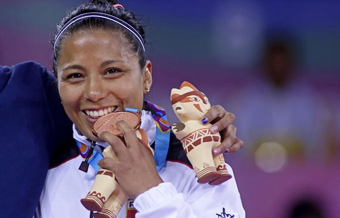 Thalía Mallqui obtuvo medalla de bronce. Foto: Andina