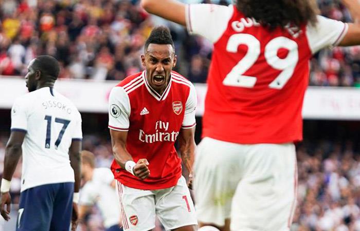 Arsenal rescató un punto ante el Tottenham. Foto: EFE