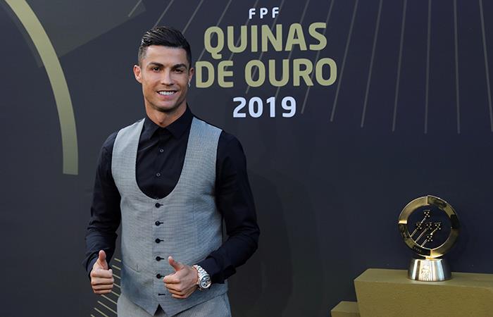 Cristiano Ronaldo fue elegido como jugador del año en Portugal. Foto: EFE