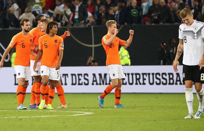 Selección de Holanda. Foto: EFE