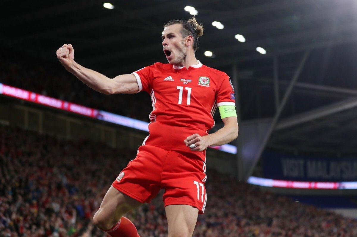 Gareth Bale le dio el triunfo a Gales. Foto: Twitter