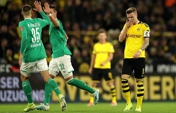 Werder Bremen dejó con las ganas al Borussia Dortmund. Foto: EFE