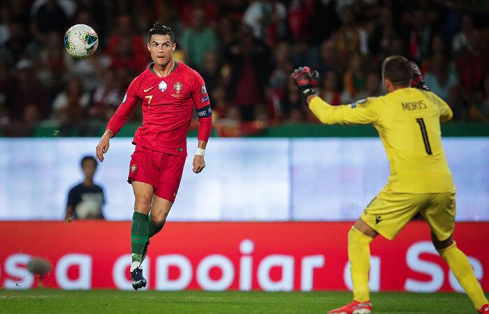 Portugal goleó a Luxemburgo. Foto: EFE