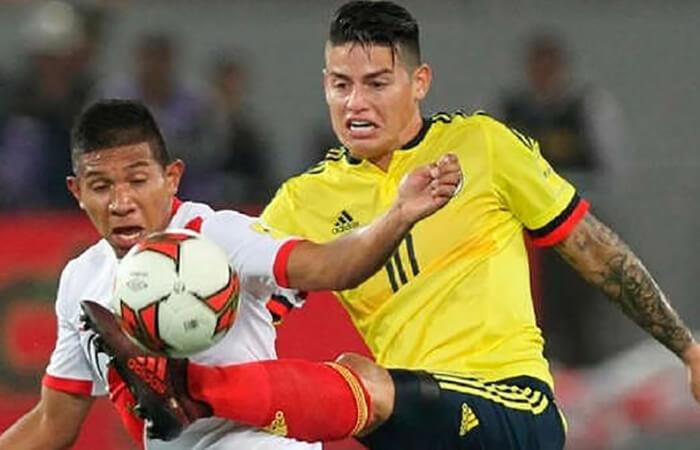 James no jugará ante Perú. Foto: EFE
