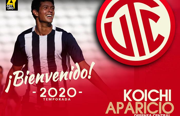 Koichi Aparicio defenderá a UTC en el 2020. Foto: Facebook