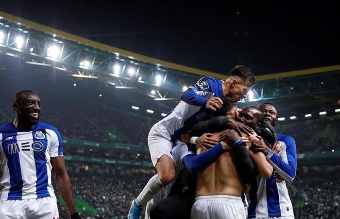 Porto derrotó a domicilio al Sporting Lisboa. Foto: EFE