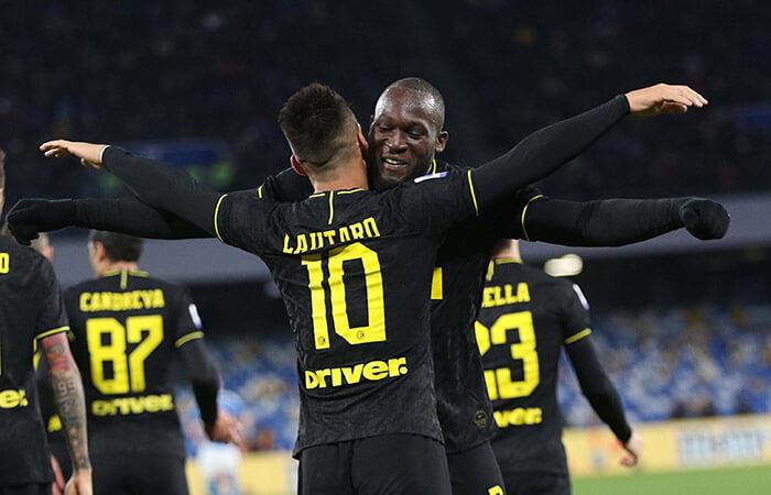 Inter derrotó al Napoli. Foto: EFE