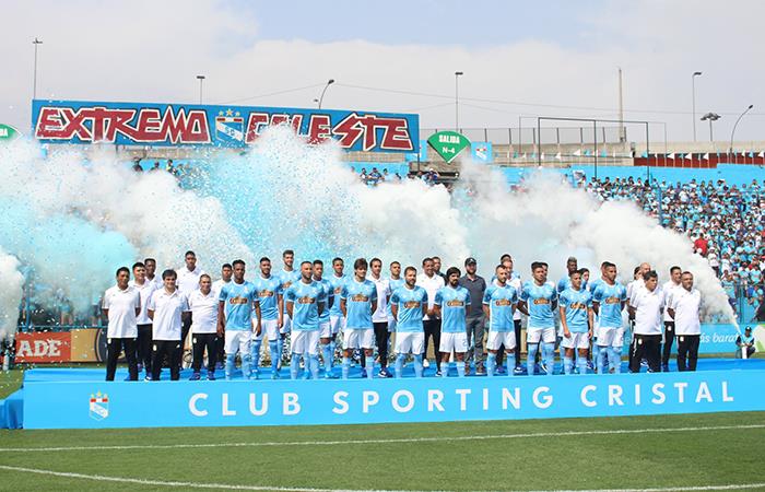Sporting Cristal presentó a su plantel 2020. Foto: Facebook
